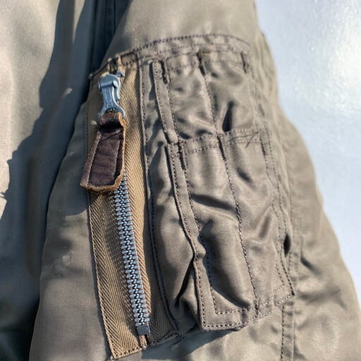 40's 50's U.S.AIR FORCE TYPE N-2 フライトジャケット 初期型 革 REED