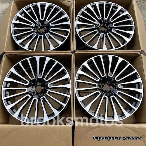 23インチ新品マルチスポークスタイル ブラック ホイール 2019+ BMW G07 X7 757 5x112 適合 LI-1291