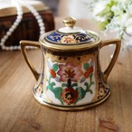 Old Noritake|オールドノリタケ 豪華金彩 伊万里調 花鳥文 シュガーポット thumbnail 1