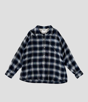 -ARROW- Vintage 60s L Opencollar Check Shirt made in USA