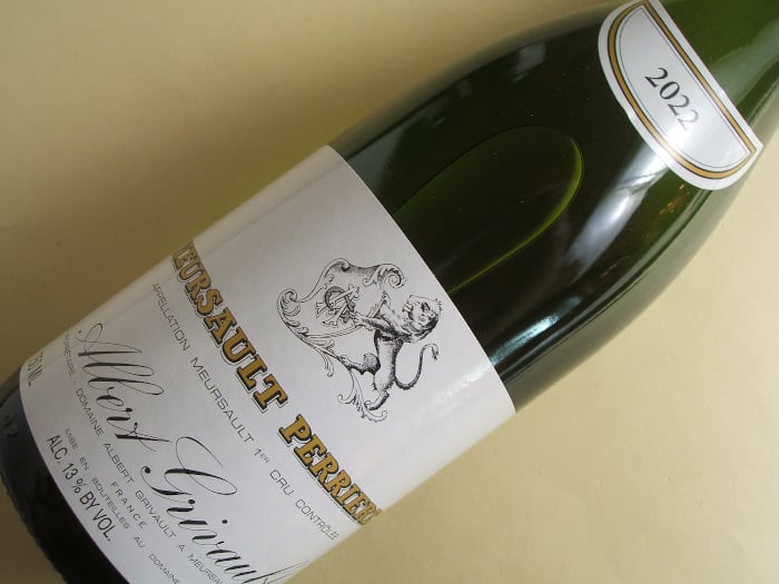 ムルソー 1級 ペリエール 2022年 アルベール・グリヴォ
