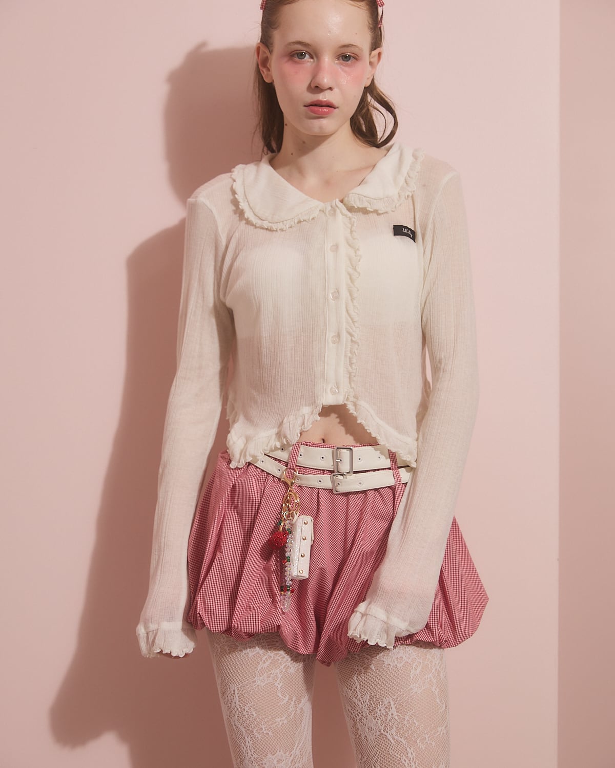 S/S フリルシアーカーディガン | lilLilly official webstore