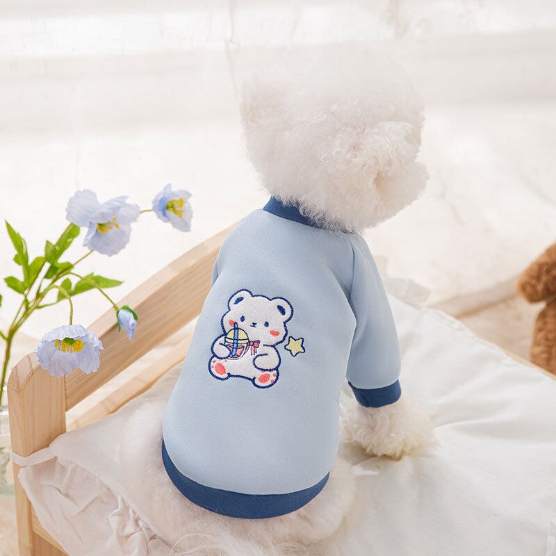犬服 お札くまさん Sサイズ スカート付き 重たかっ