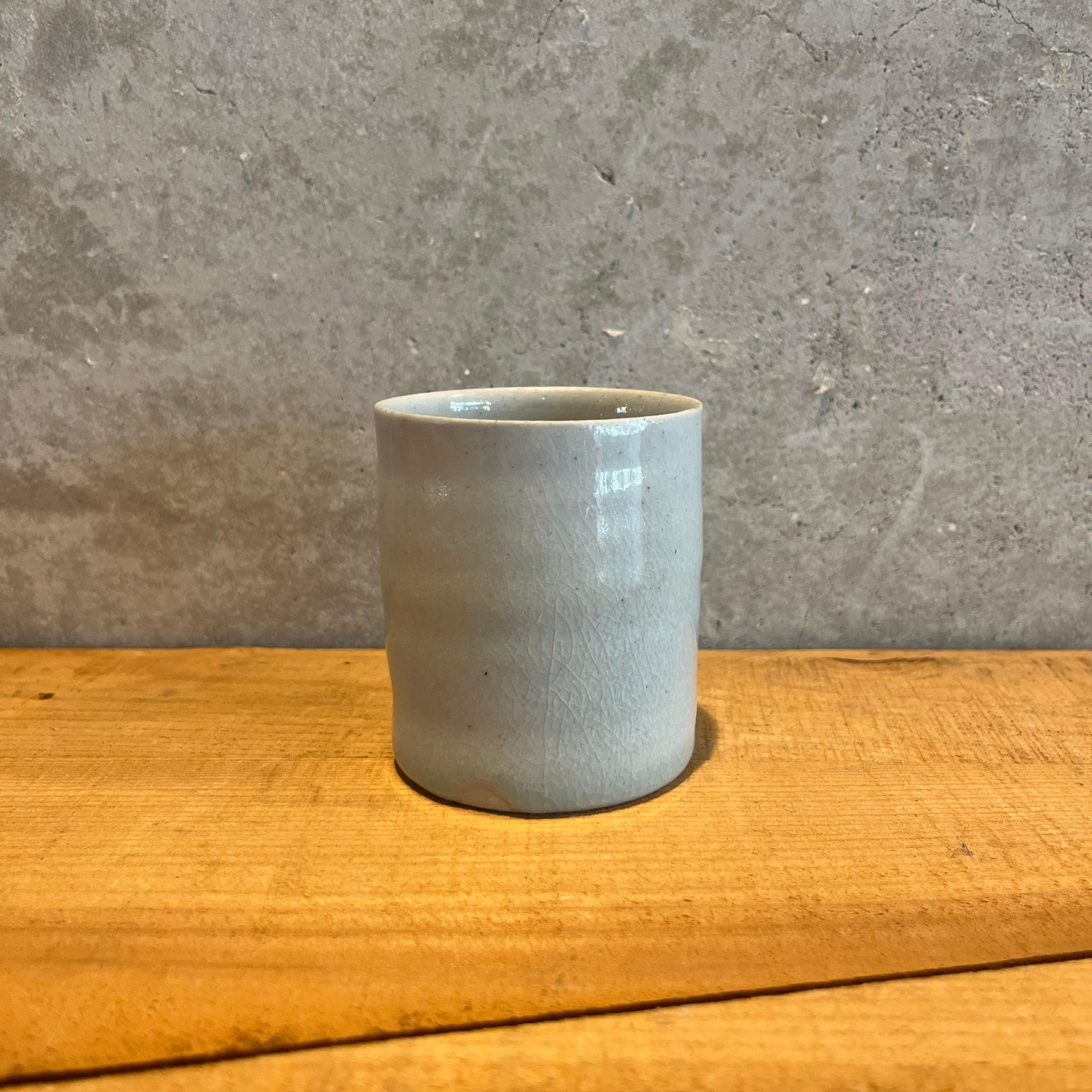 すゑもの亀屋 平沢崇義 白磁筒湯呑み