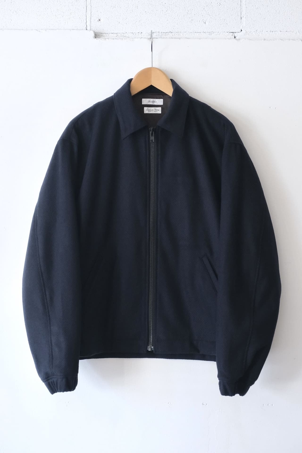 FUJITO Zip Up Blouson Charcoal,Dark Navy | Directors Web Shop
