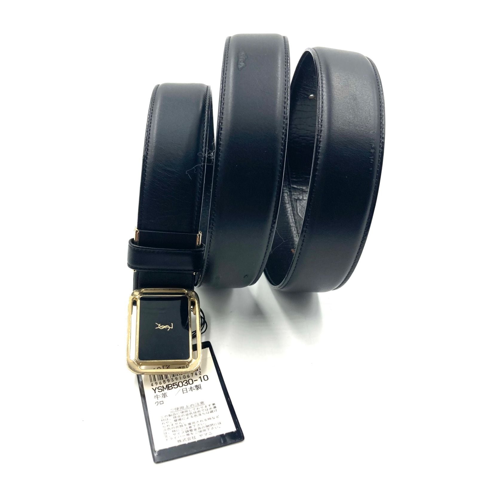 □タグ付き訳あり品□Yves saint Laurent イヴサンローラン レザー