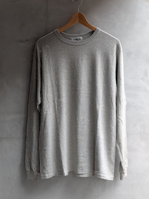 BOWWOW WEATHERED 88/12 LS TEE M.GRAY