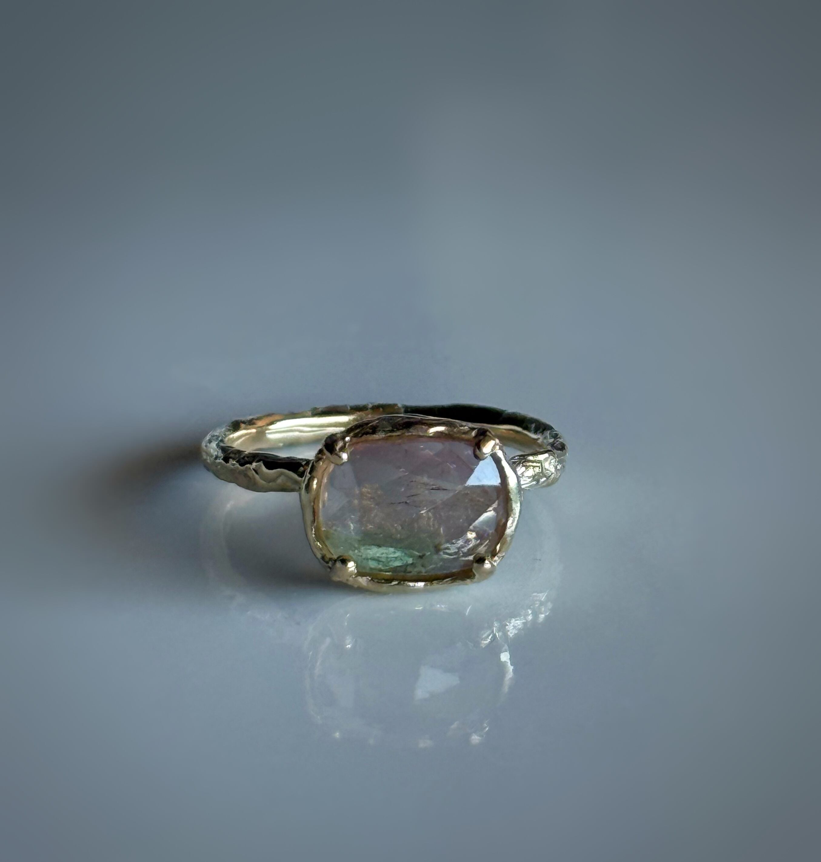 クンツァイトリング/sv925 | SNOWPETAL JEWELRY