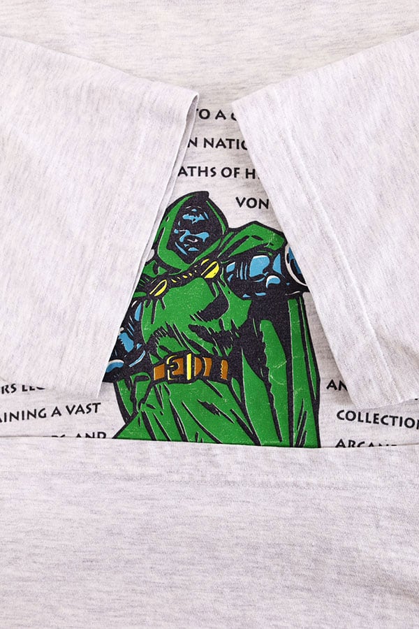 Vintage 90s MARVEL DR DOOM Villian Character Both Graphic T