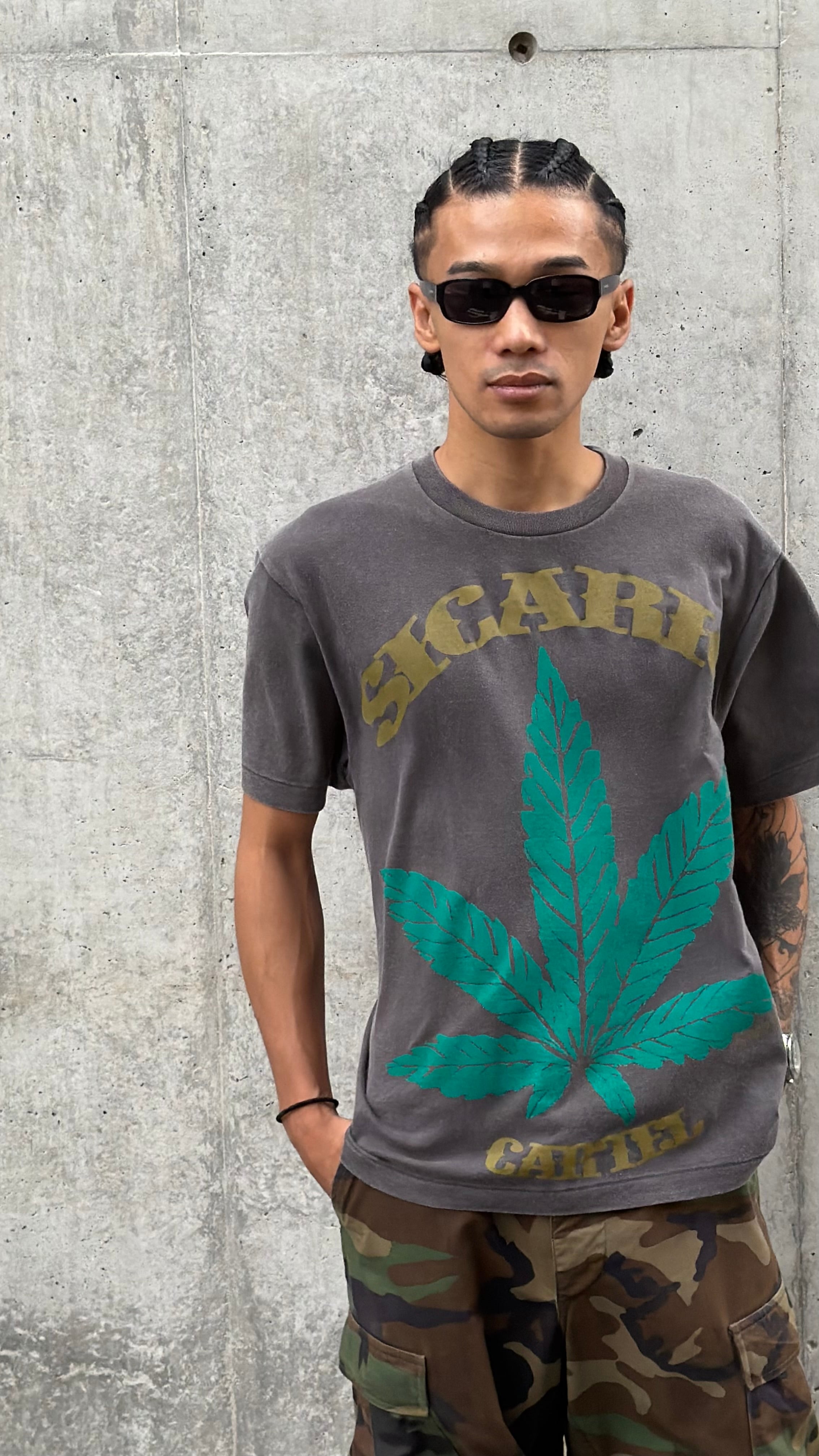 WEED TEE 6.2OZ 緑 | SICARIO CARTEL®︎