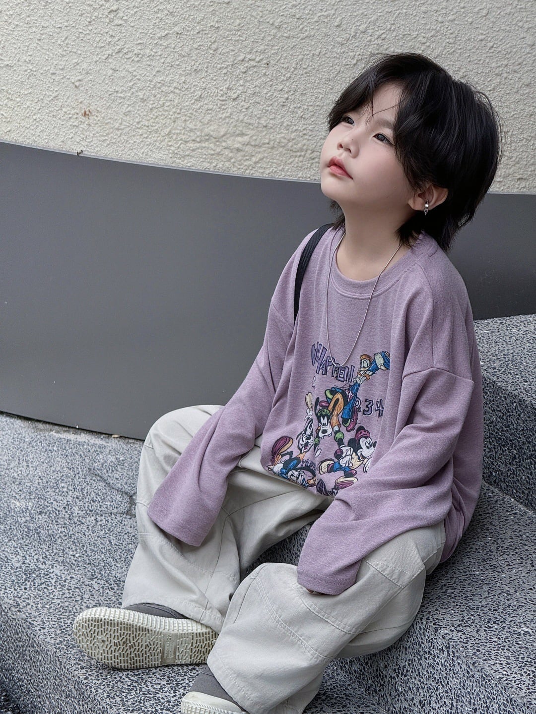 2color WHAT HAPPEN イラストT