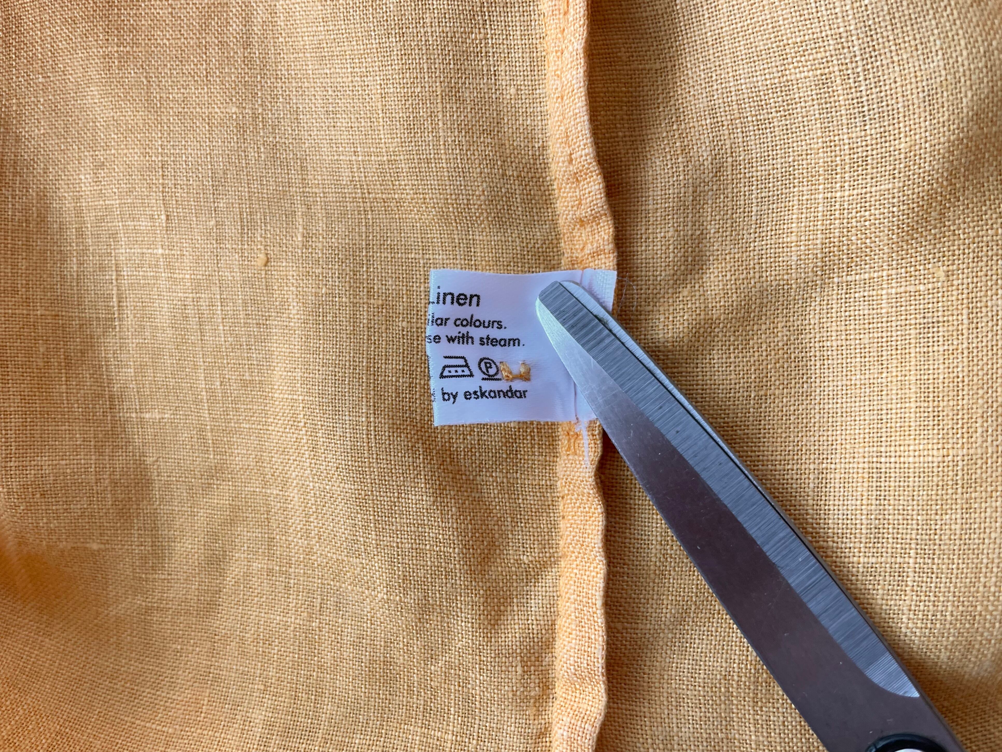 2000s eskandar super wide pure linen shirt 