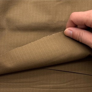 AM399◆2.6ｍ◆綿100％リップストップ生地◆カーキ