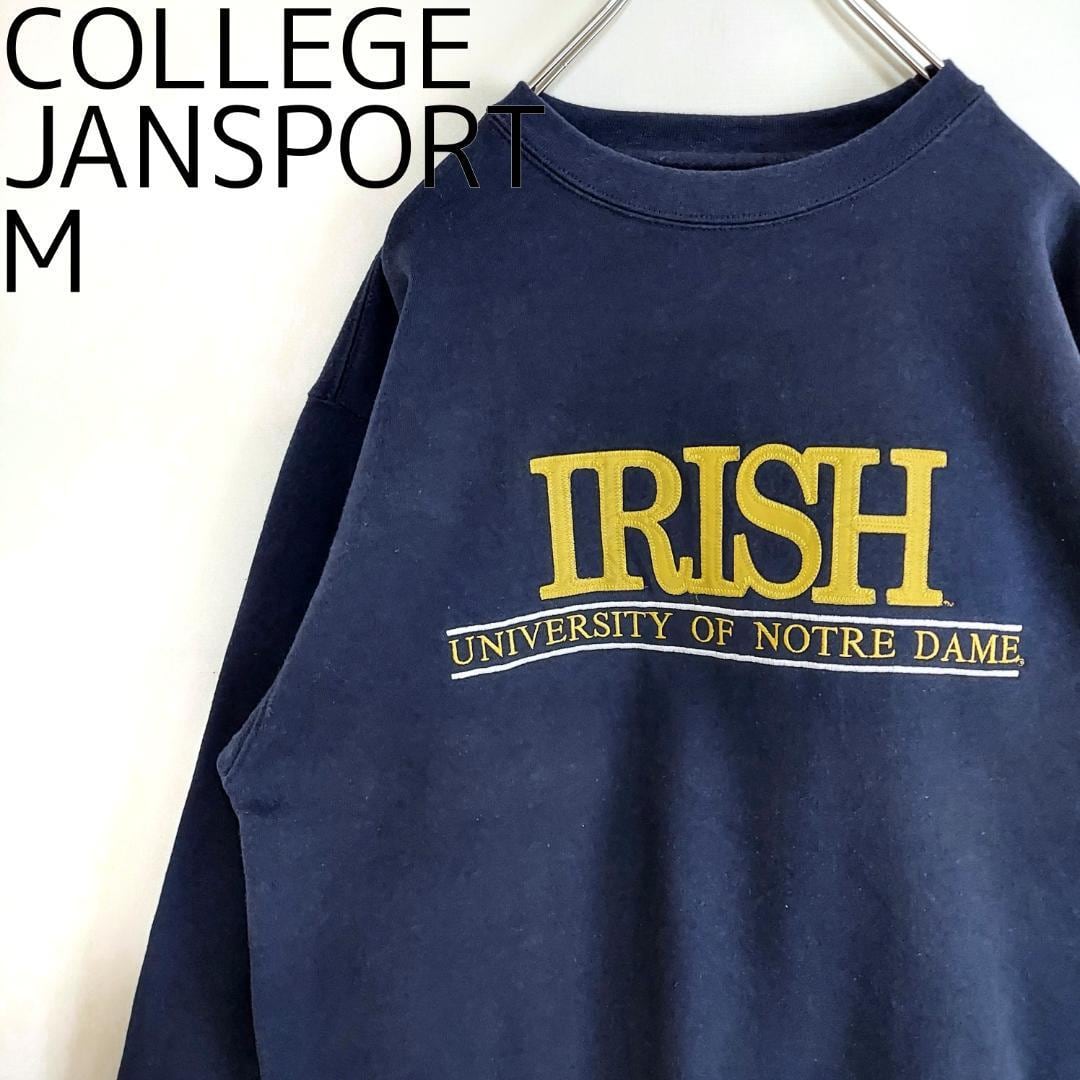 90s USA製 JAN SPORT Notre Dame tシャツ　カレッジ