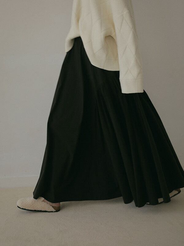 etre tokyo サイドギャザーボリュームスカート Sサイズ ブラック etre tokyo サイドギャザーボリュームスカート ブラック Sサイズ