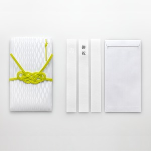 SAWARIGAMI iwai ： 若菜 (本体：立涌柄) ｜ 触り心地のあるご祝儀袋