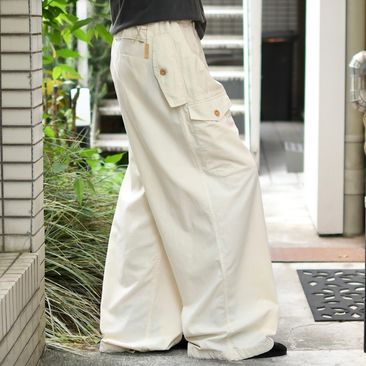 reproduct 50's French army alpine snow camo pants | kroneko