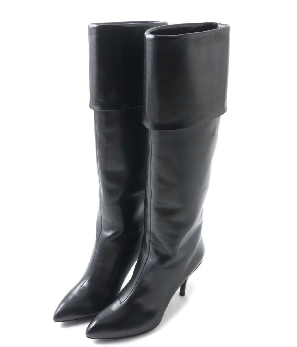 ルイヴィトン ロングブーツ Louis Vuitton ロングブーツ 黒 34.5