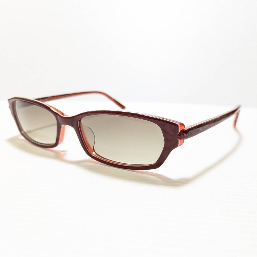 【GALLAN】スクエアセルフレーム サングラス レッド