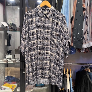 1990s ST JOHN'S BAY S/S RAYON SHIRT