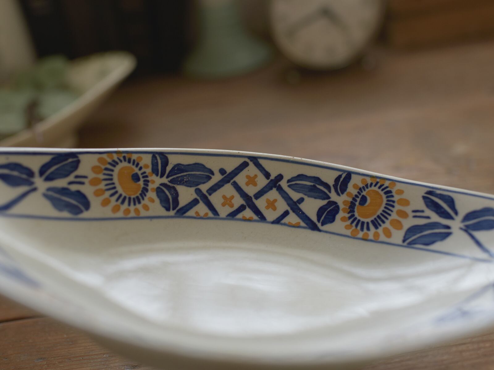 サルグミンヌ製 ひまわり絵柄のラヴィエ(B) フレンチブロカント