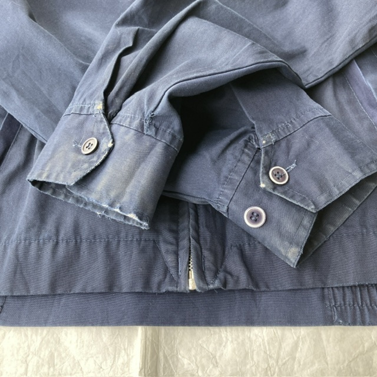 Sears The Mens Store ジップアップジャケット ネイビー USA製 画像5