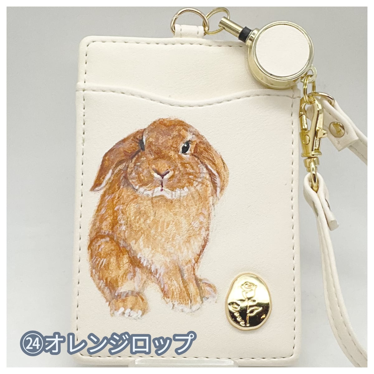新柄入荷】CECIL リール付きパスケース うさぎ | うさぎセレクト