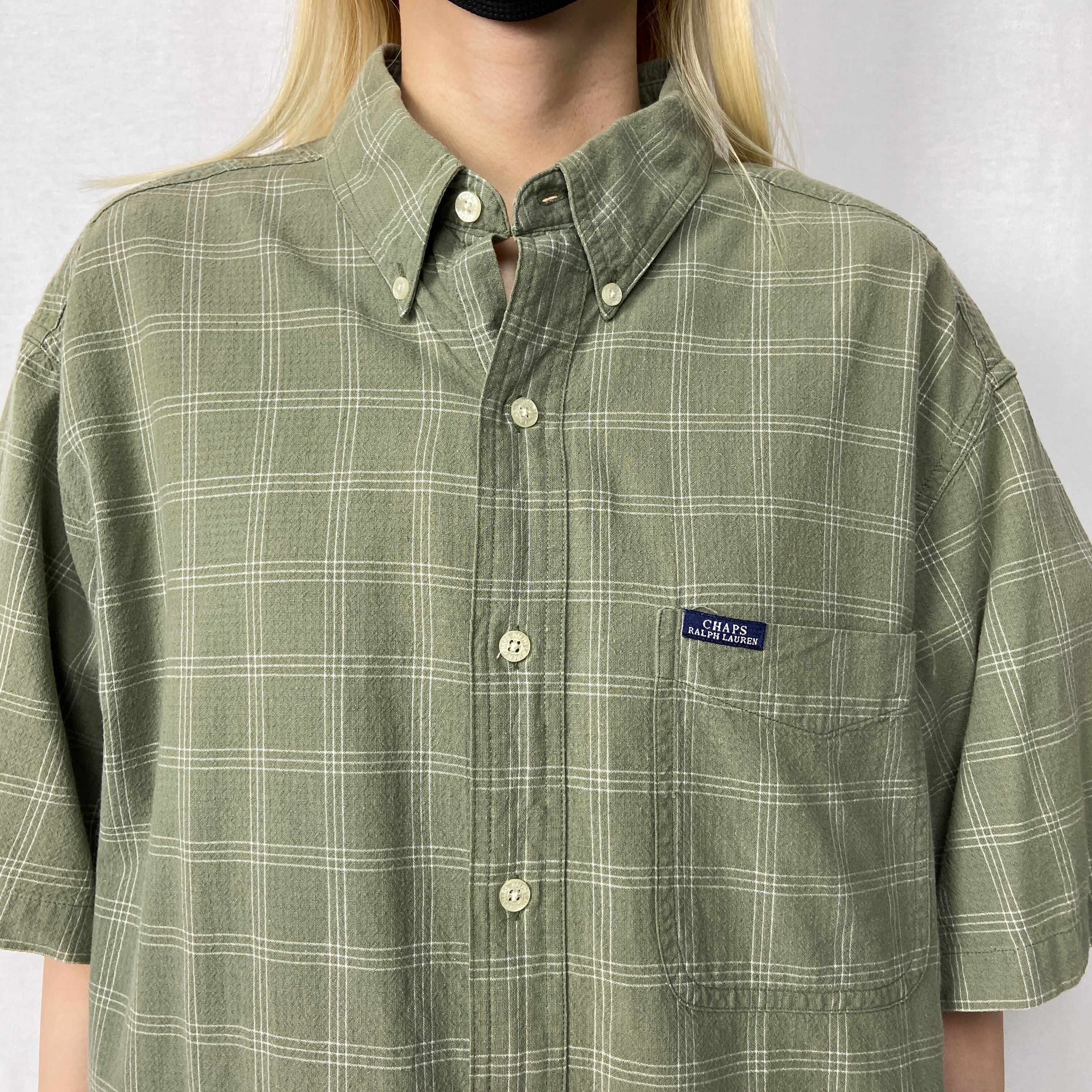 90年代 CHAPS Ralph Lauren チャップス ラルフローレン 半袖 チェック