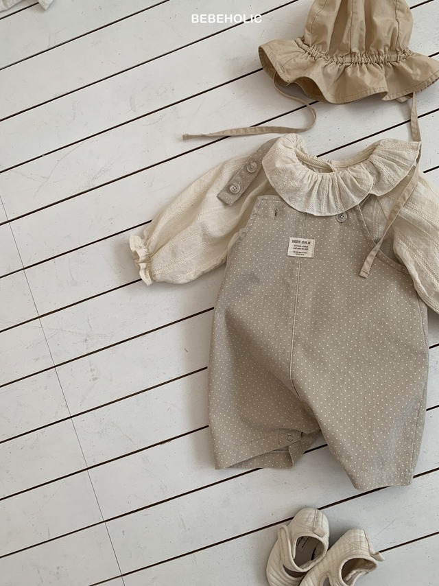 [bebeholic] dot rabbit overall