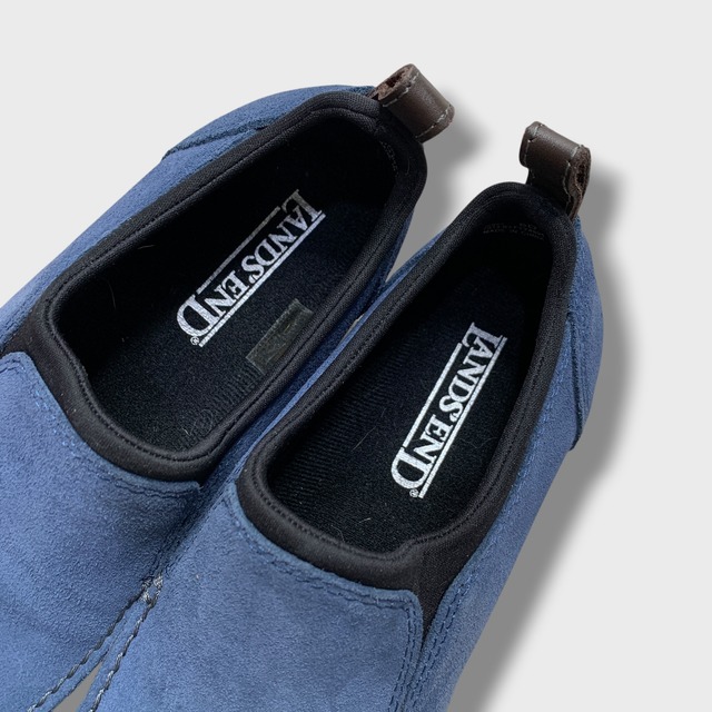 LANDS'END ランズエンド スエードモックシューズ デッドストック US6