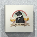 ビールぺんぎん ファブリックパネル