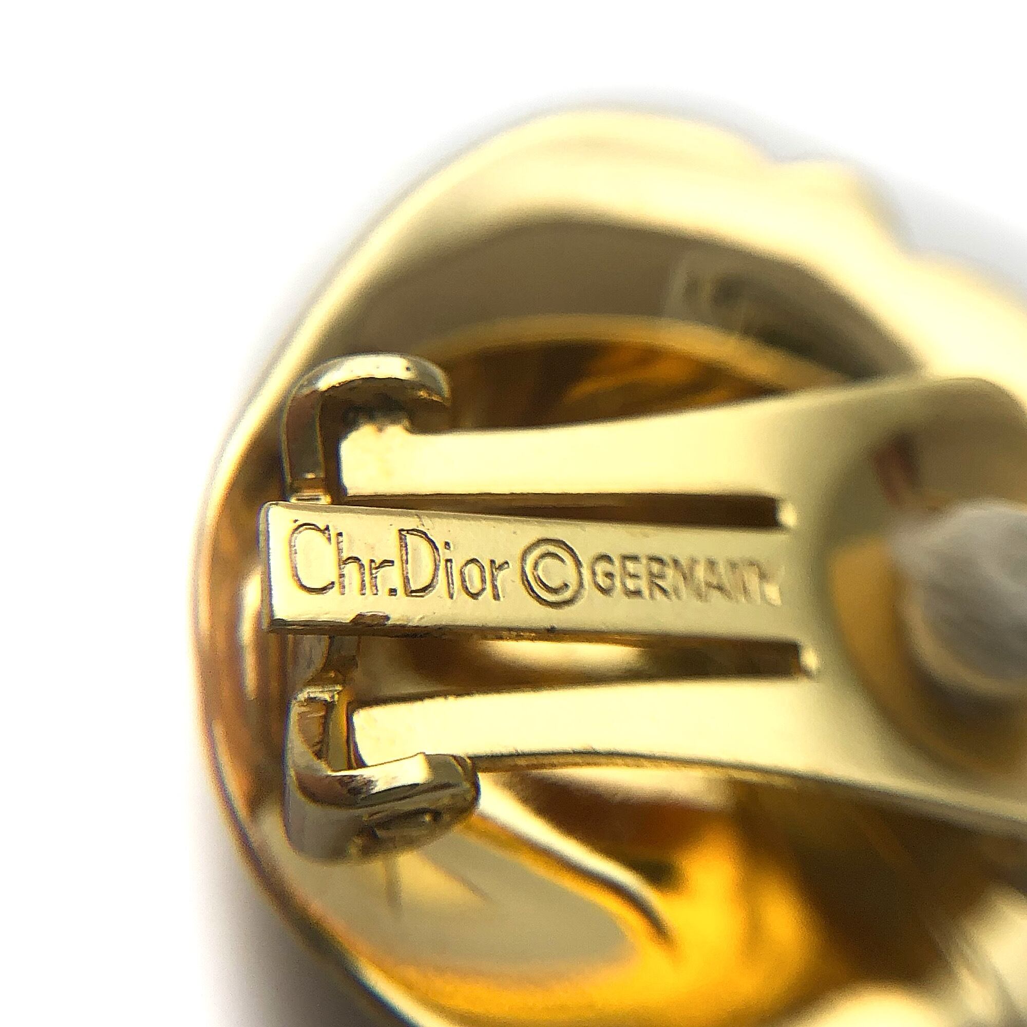 16×15cmChristian Dior　クリスチャンディオール　イヤリング　シェル