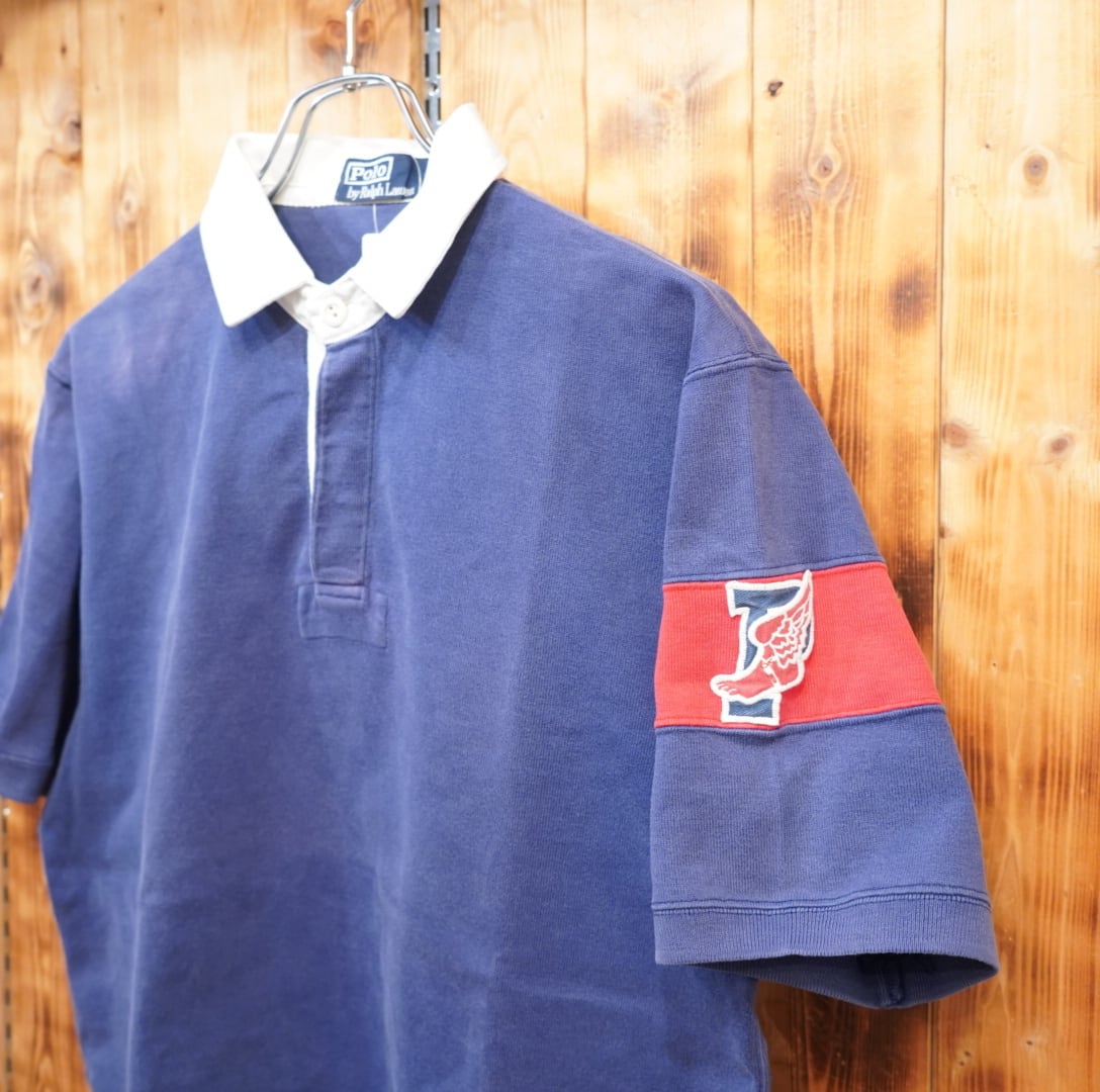 90s ralphlauren PWING ウイングフット ラガーシャツ L/ラルフローレン