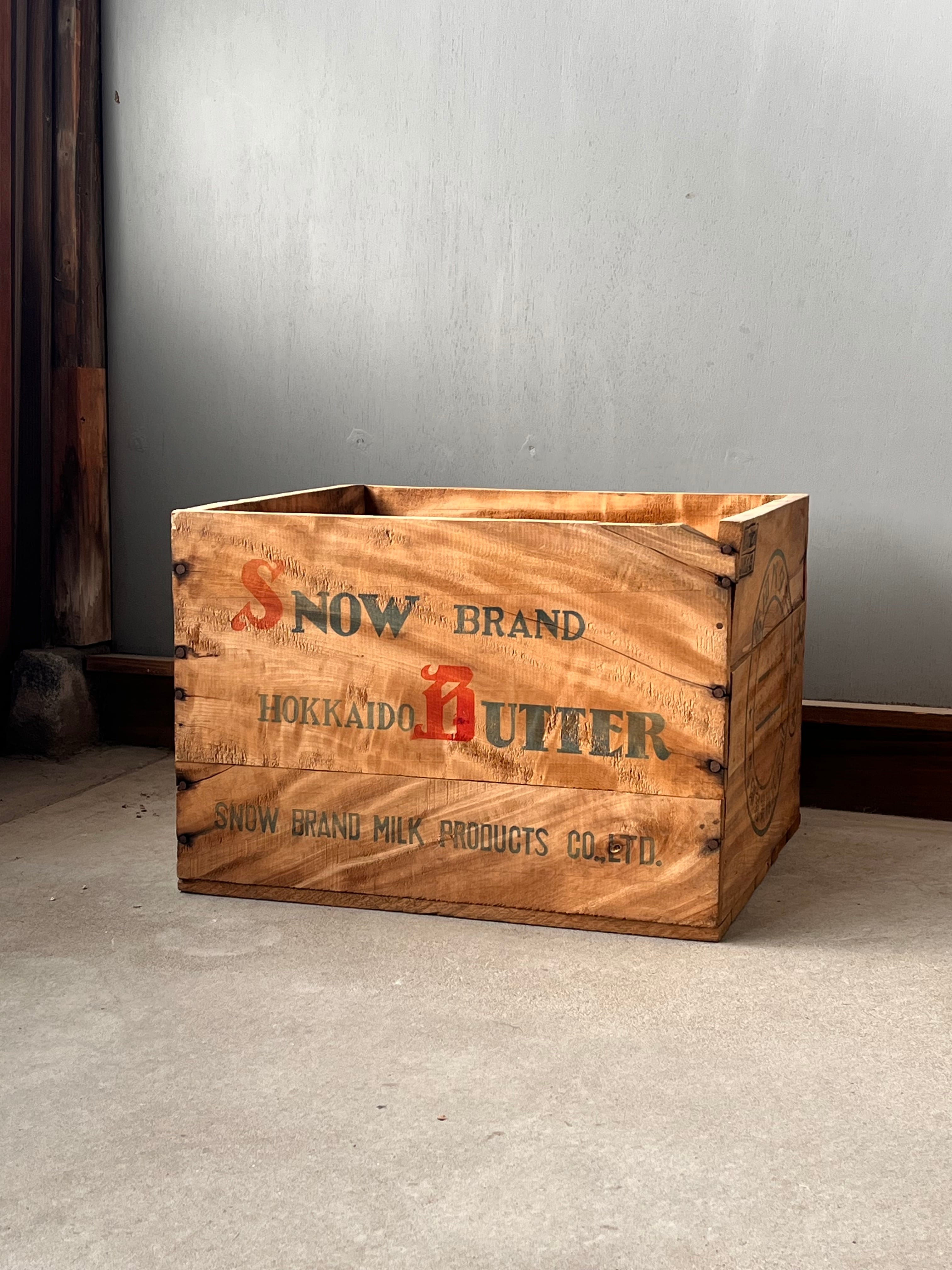 雪印バター　木箱 雪印バター木箱 | Legacy Market［レガシーマーケット］｜古道具