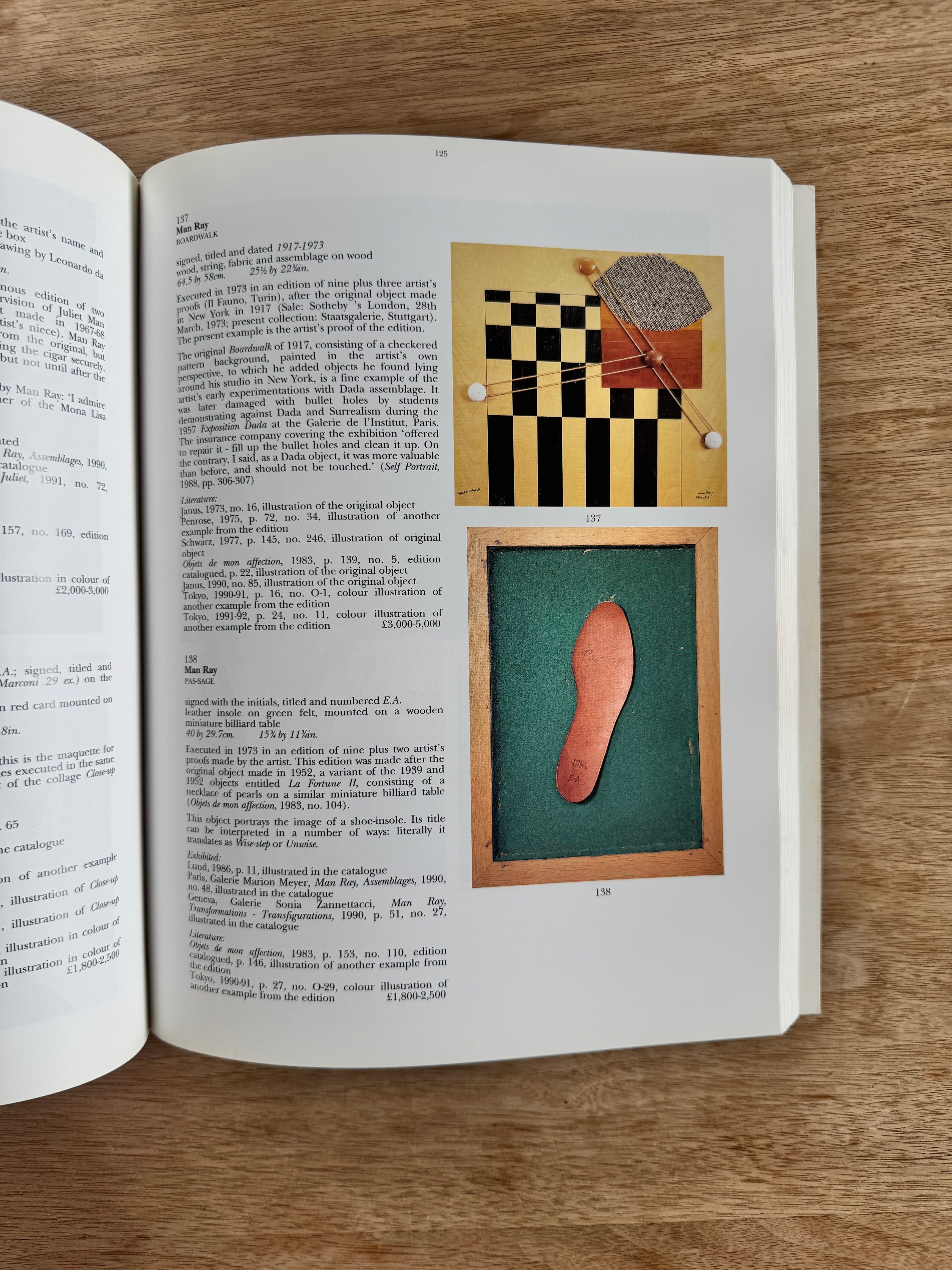 Man Ray, Paintings, Objects, Photographs （1995 Sotheby's London
