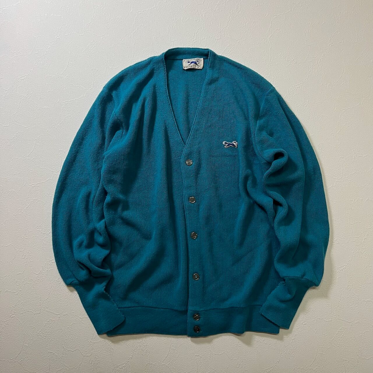 80s 90s JCペニー アクリルカーディガン ネイビー USA製 80s USA The