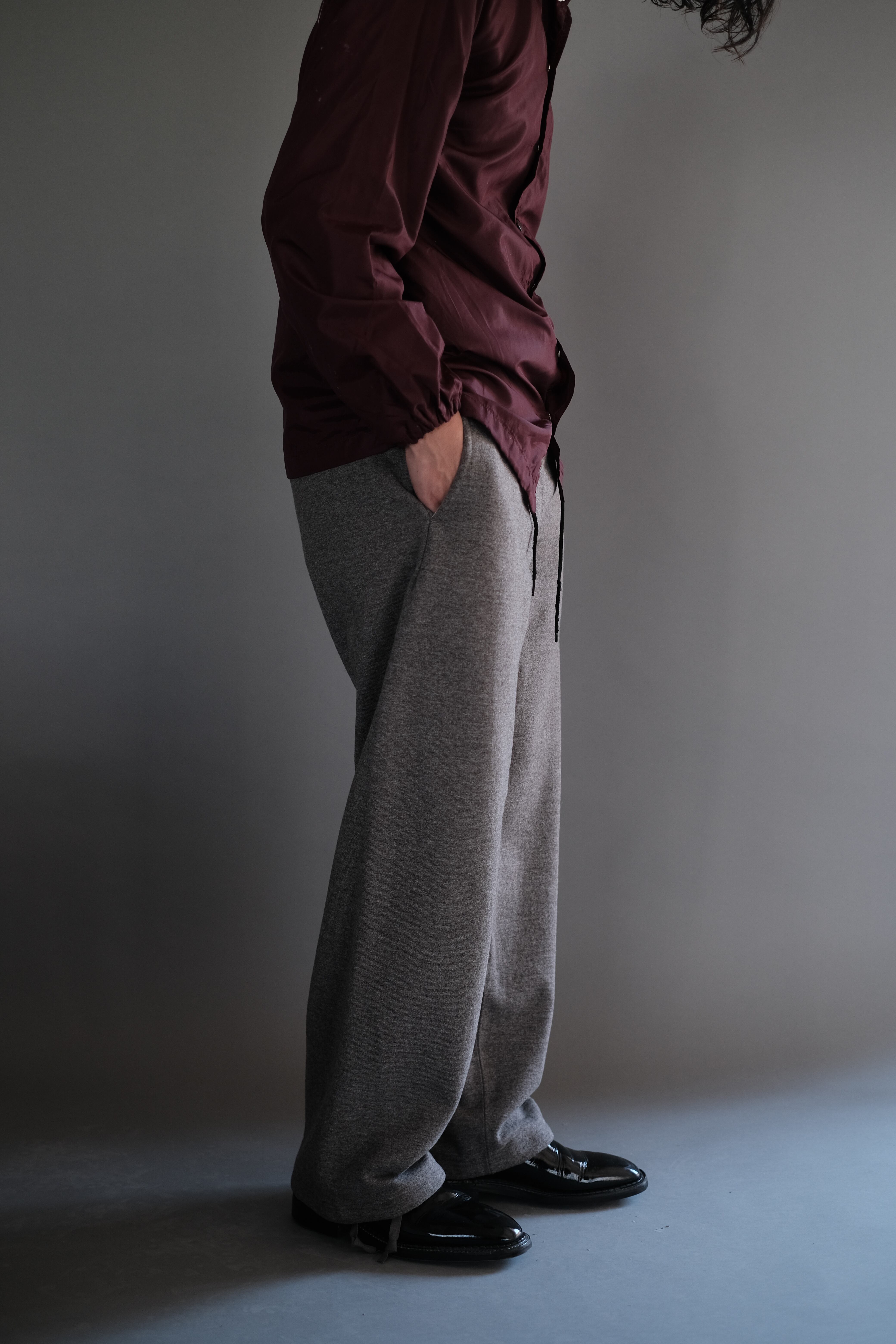 Slopeslow WOOL FRENCH TERRYTRUCK PANTS ⁡