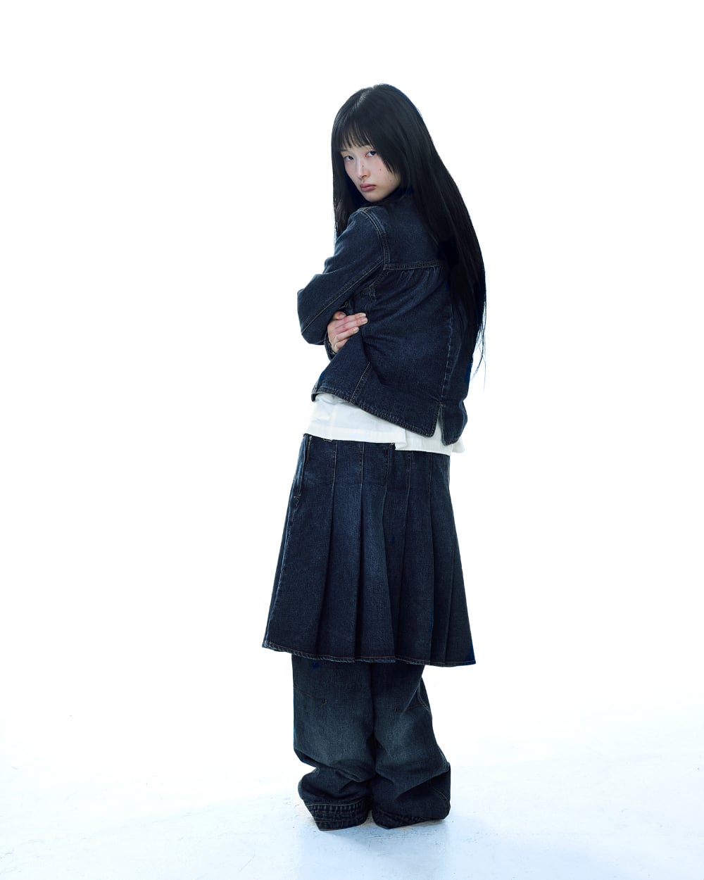 COYSEIO] DEEP DENIM JACKET NAVY 正規品 韓国ブランド 韓国通販 韓国