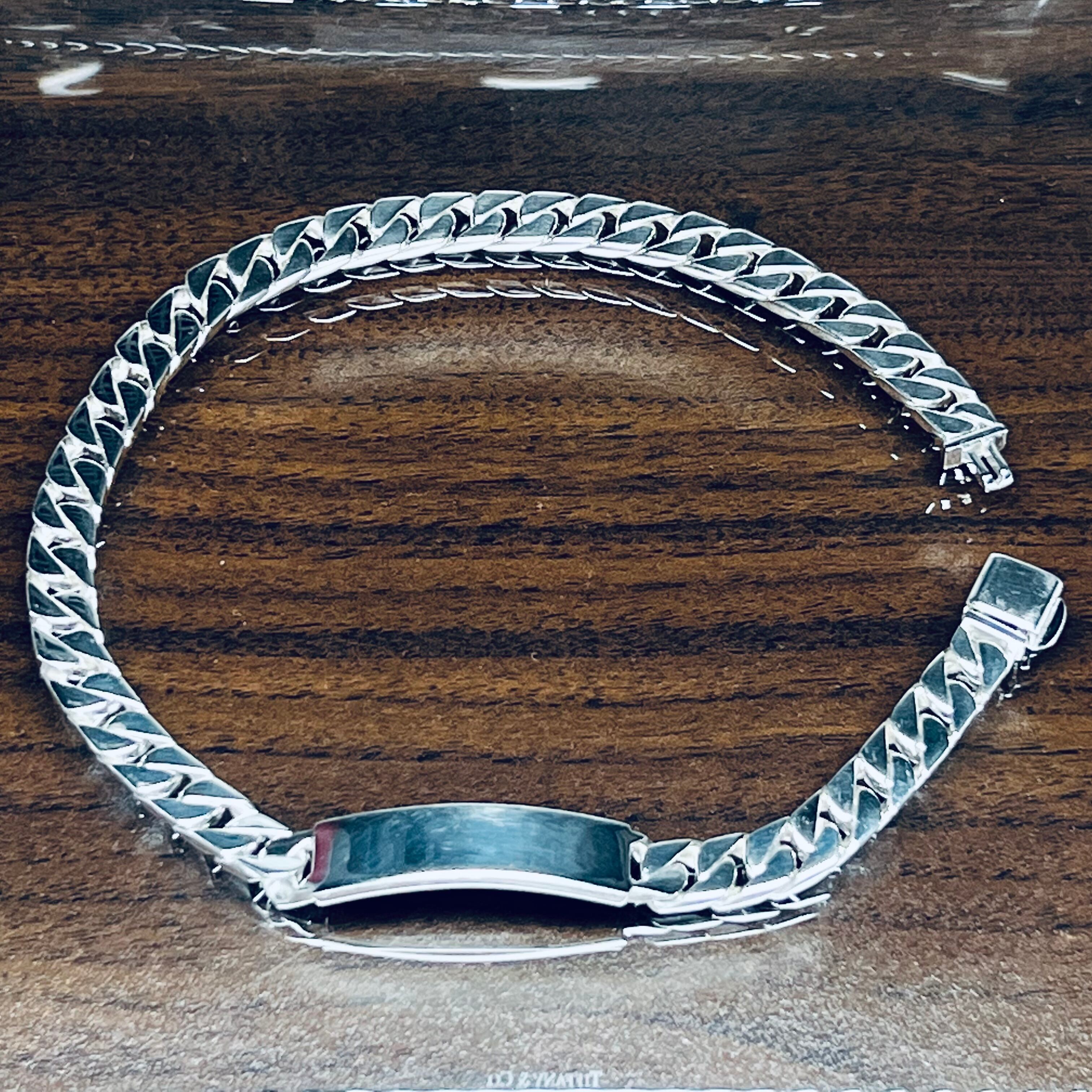 OLD TIFFANY & CO. ID W Bracelet Sterling Silver | オールド 