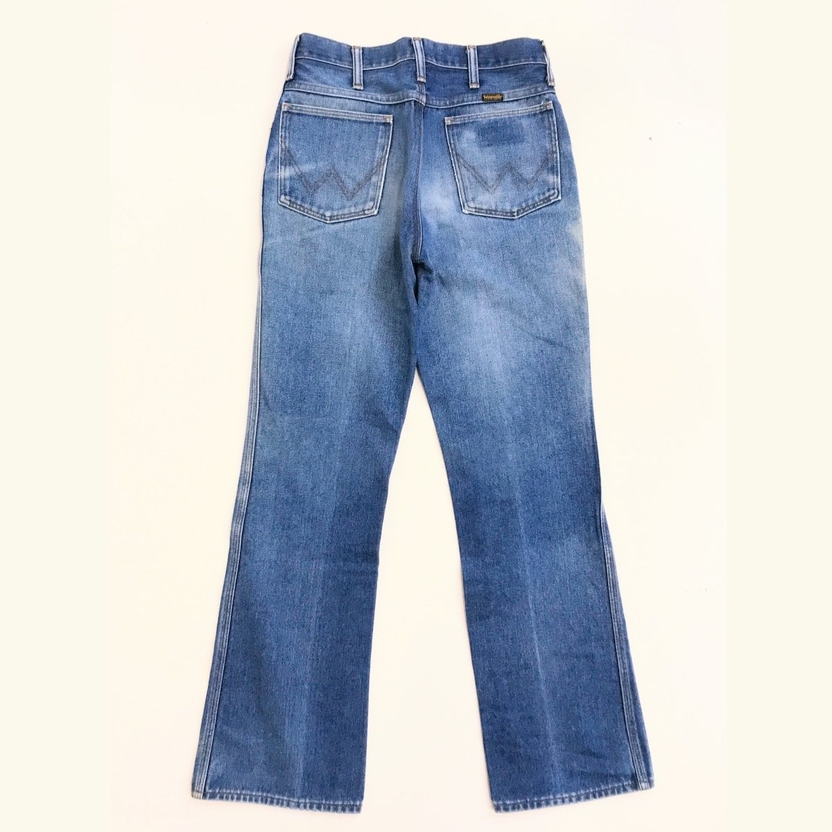 股下7860s VINTAGE  WRANGLER  ホワイト デニム パンツ W30