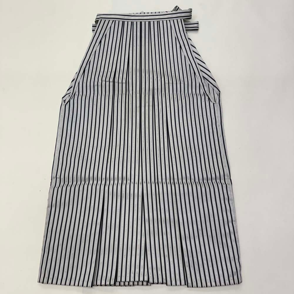 袴 行灯袴 男袴 紐下丈94cm 男性用袴 2L-3Lサイズ 紋付 成人式袴 縞 中古 4838