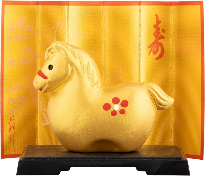 瀬戸陶芸社 2026年 干支 置物 置き物 コンパクト 午 馬 うま 正月飾り