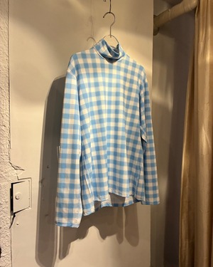 TSTS 【RECYCLED POLYESTER TS TURTLENECK SHIRT -BLACK-】