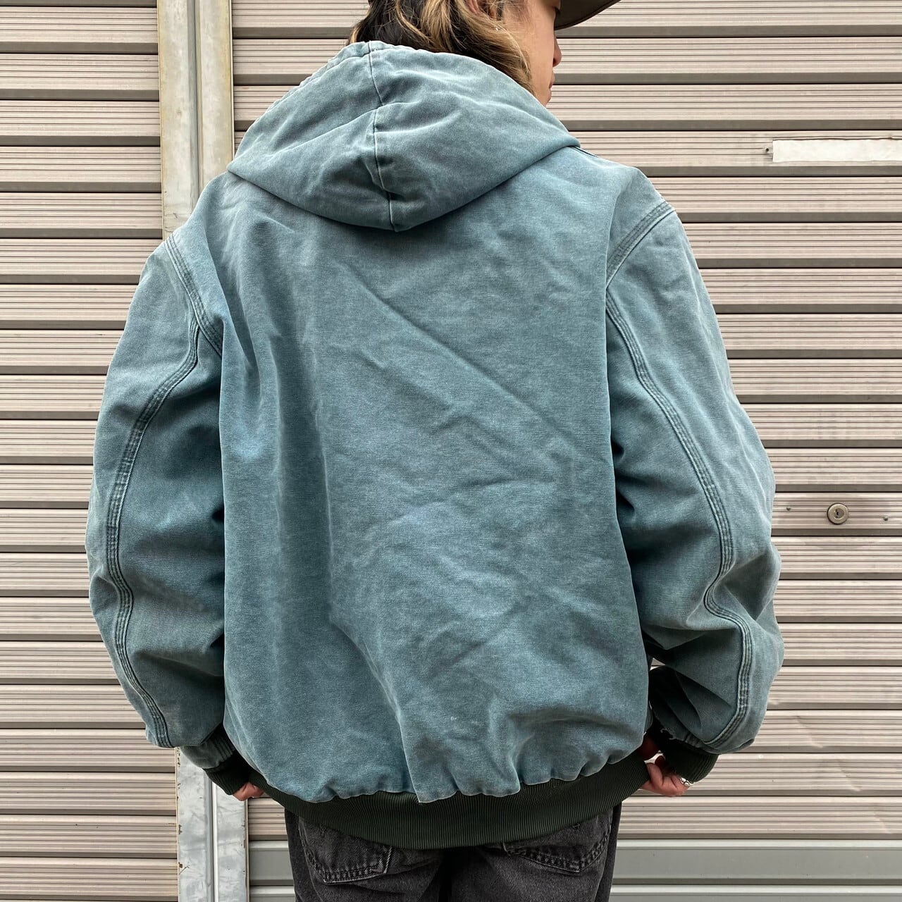 90年代 USA製 カーハート アクティブパーカー ワークジャケット メンズ  