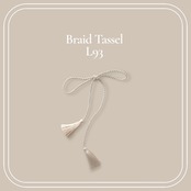 "再販12/13 21:00~★予約12/16発送可能"Braid Tassel [L93cm/１pcs] : 組紐　タッセル フリンジ ブレイド リボン お正月 ニューイヤー タペストリー 新年 年賀状