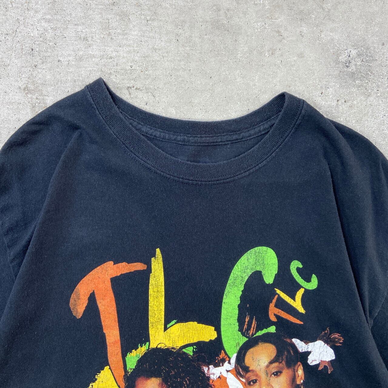 TLC ティーエルシー ヒップホップ ラップT メンズL 古着 バンドTシャツ 