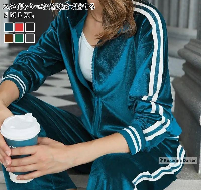 し*る様 300円 ずっと真夜中でいいのに。スウェット上下セット XL レディース スウェット 上下 セットアップ 2点 トップス プルオーバー
