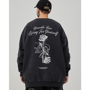 Back print design sweat C4592