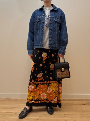 JK2-6 USED LEVI'S DENIM JACKET (38) -BLUE-