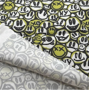 TB988◆1m◆M◆スーピマコットン生地◆マレファブ◆ニコちゃん